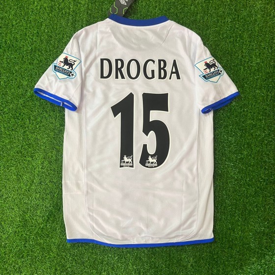 Didier Drogba Chelsea Away 2004 Retro Football Jersey